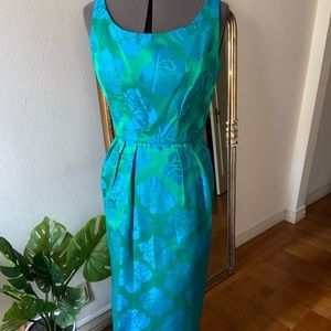 Joseph Magnin 1950’s vintage brocade evening gown